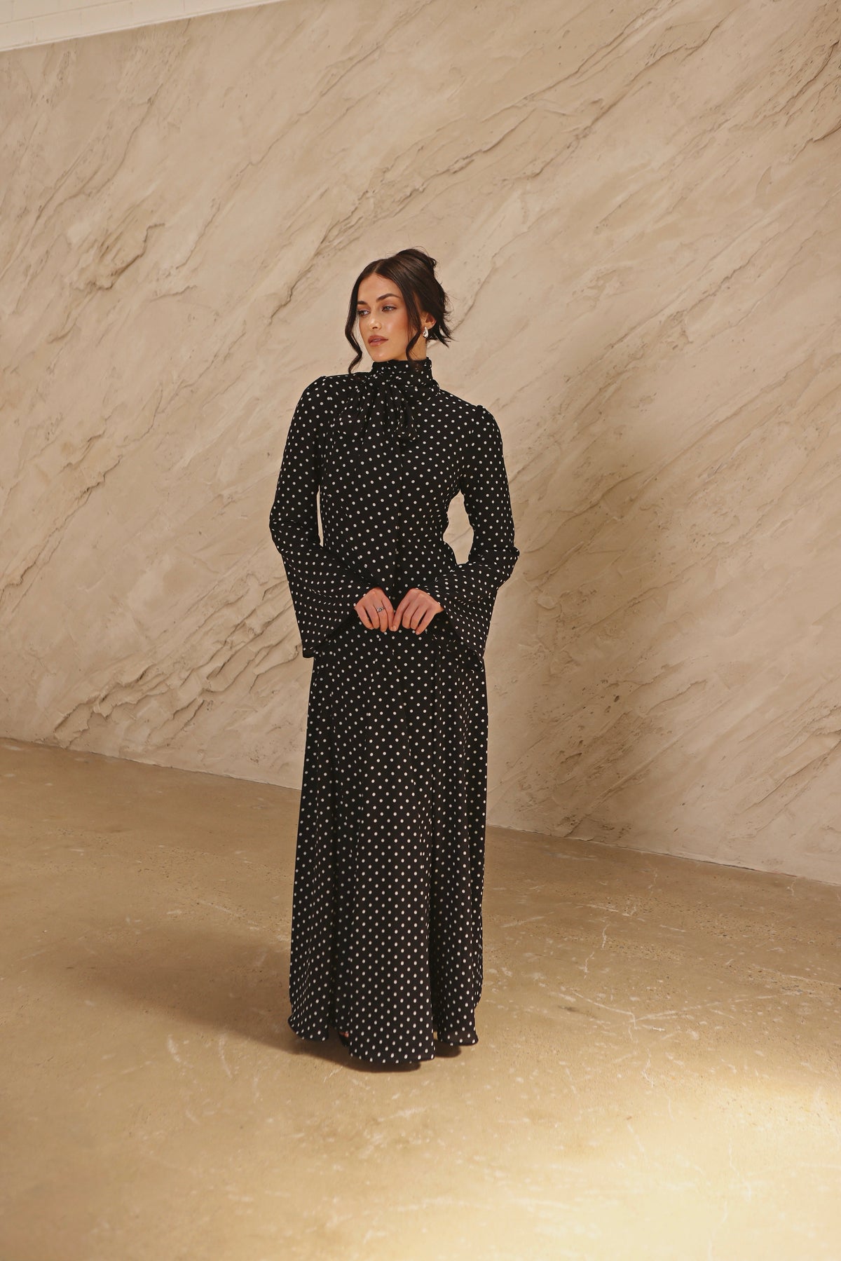 Luna Polka Dot Maxi