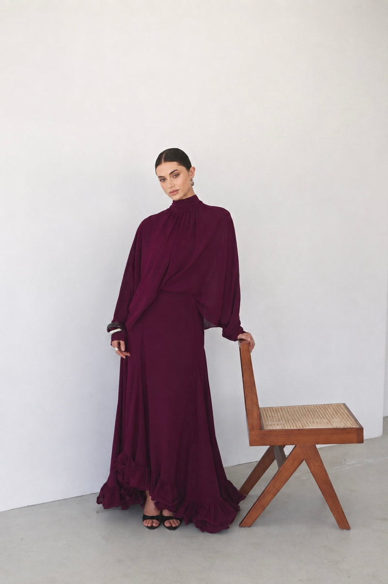 Bella Skirt Plum