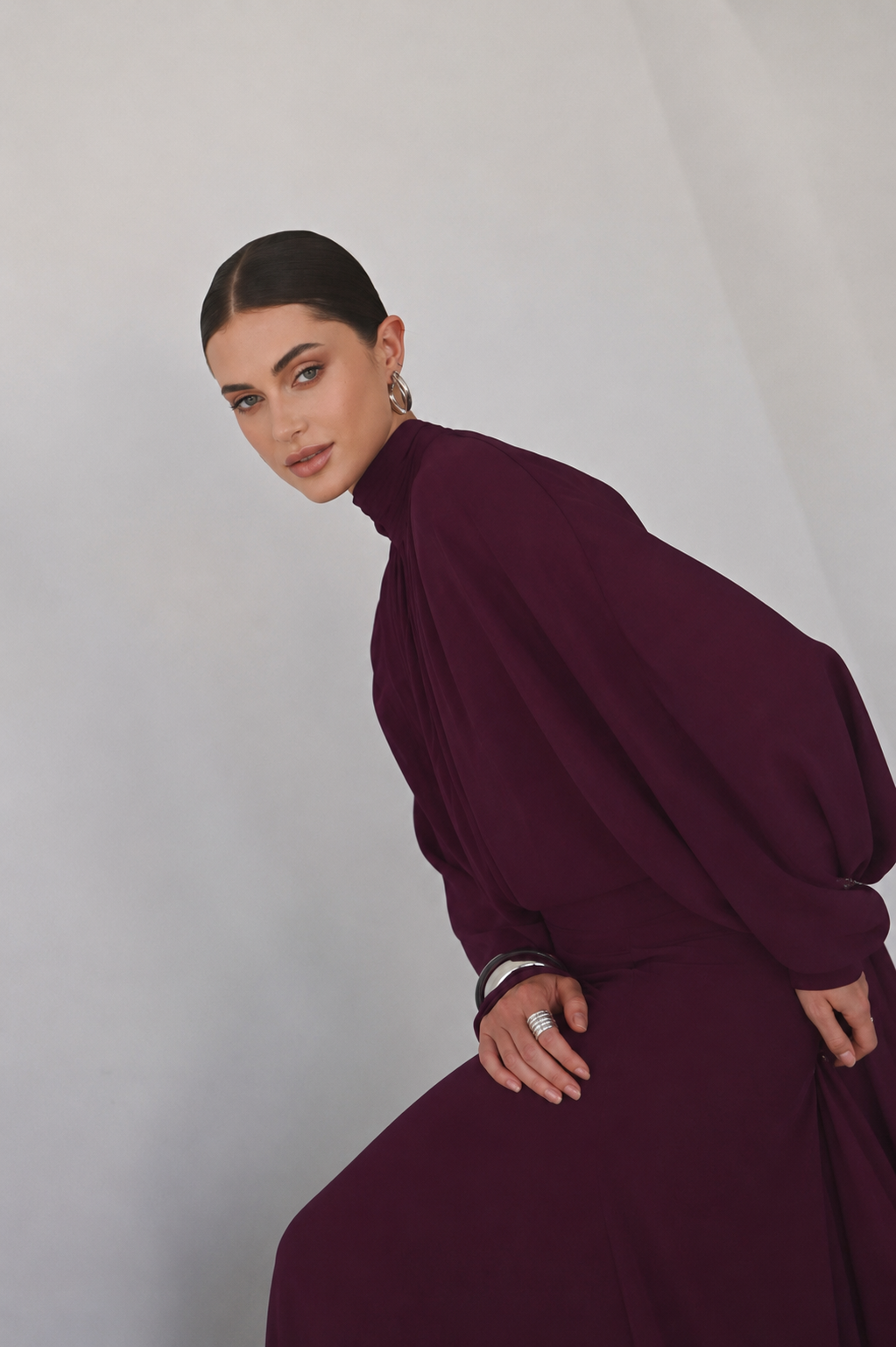 Bella Blouse Plum